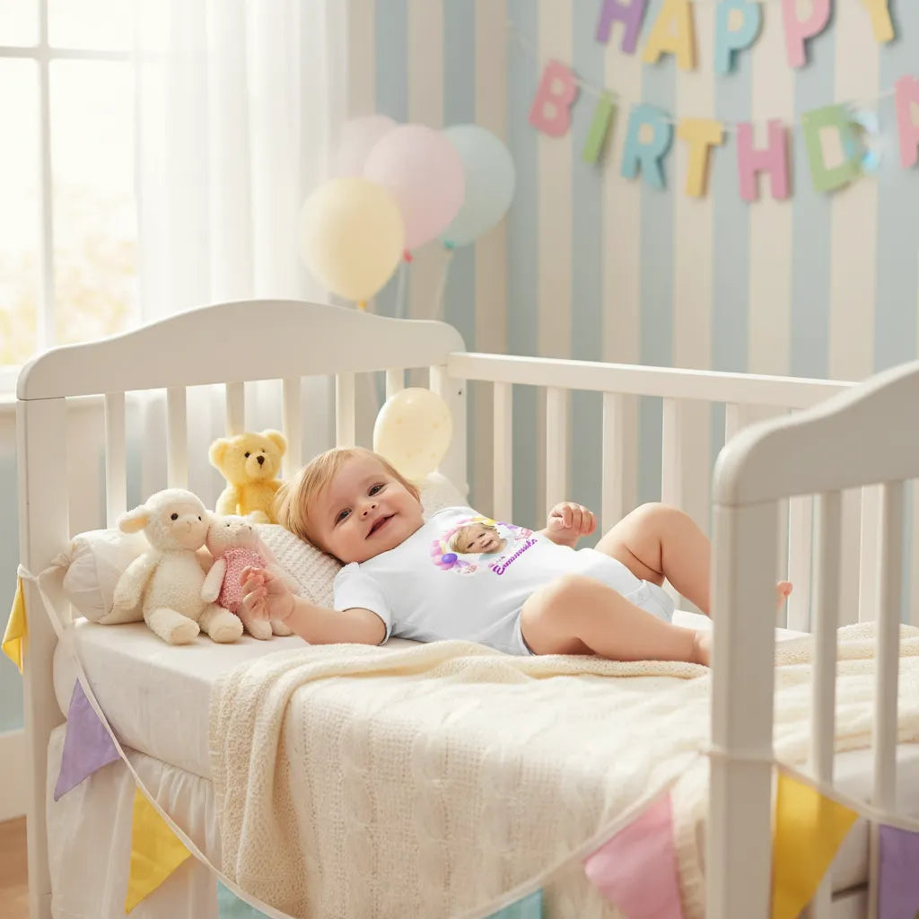 T-shirt - Anniversaire Bébé Fille (6m–18m)